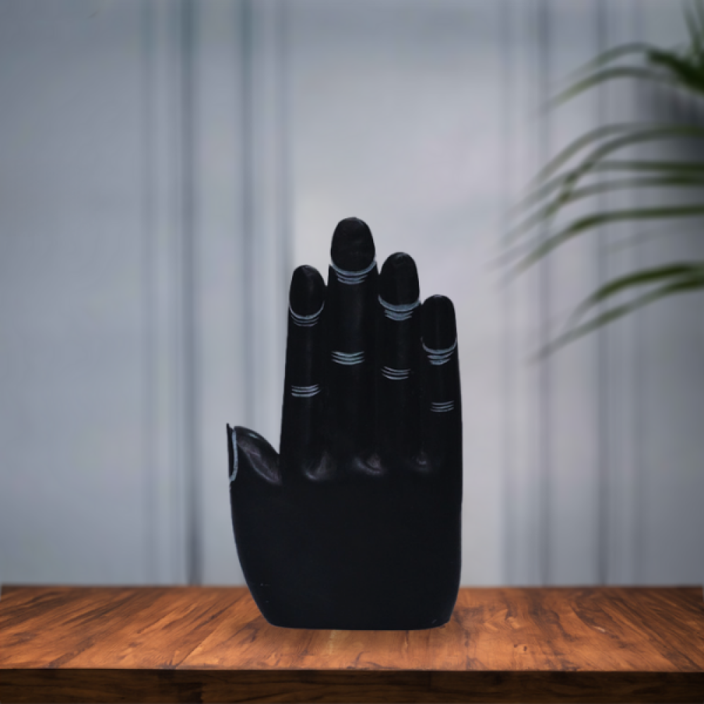 Divine Spiritual Mudra Hand Stone Carving Buddha Statue