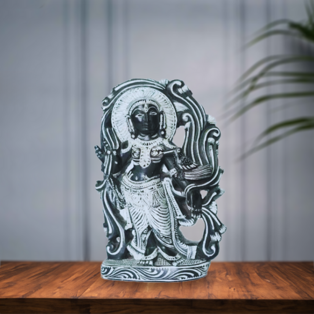 Black Stone Small Goddess Kali Idol For Home Puja And Home D‚cor