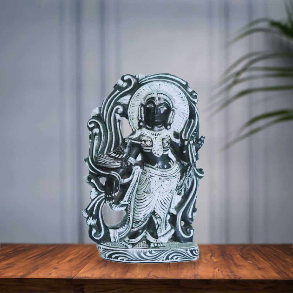 Black Stone Small Goddess Kali Idol For Home Puja And Home D‚cor