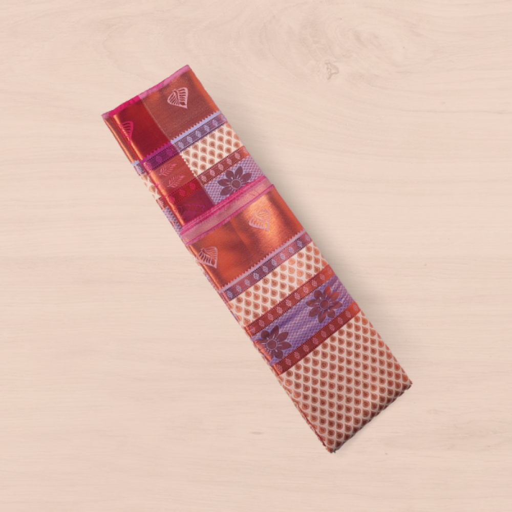 Heavenly Bridal Printed Chanderi Silk Saree