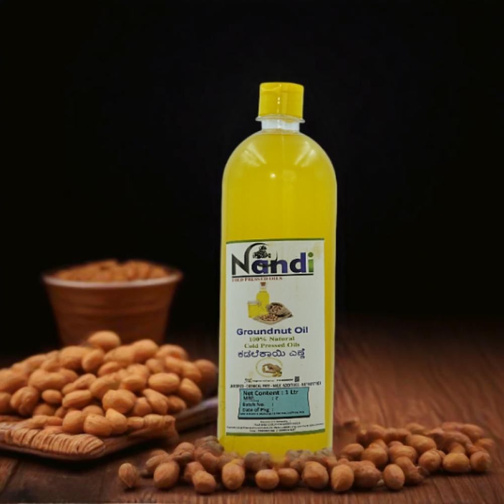 Omega Rich Cold Pressed Groundnut Oil