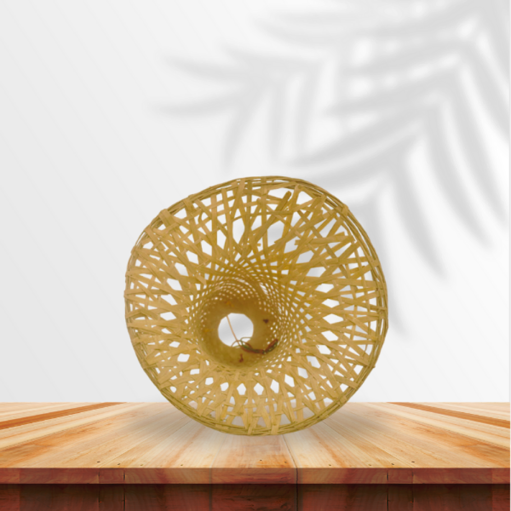 Organic Bamboo Hanging Lamp Shade