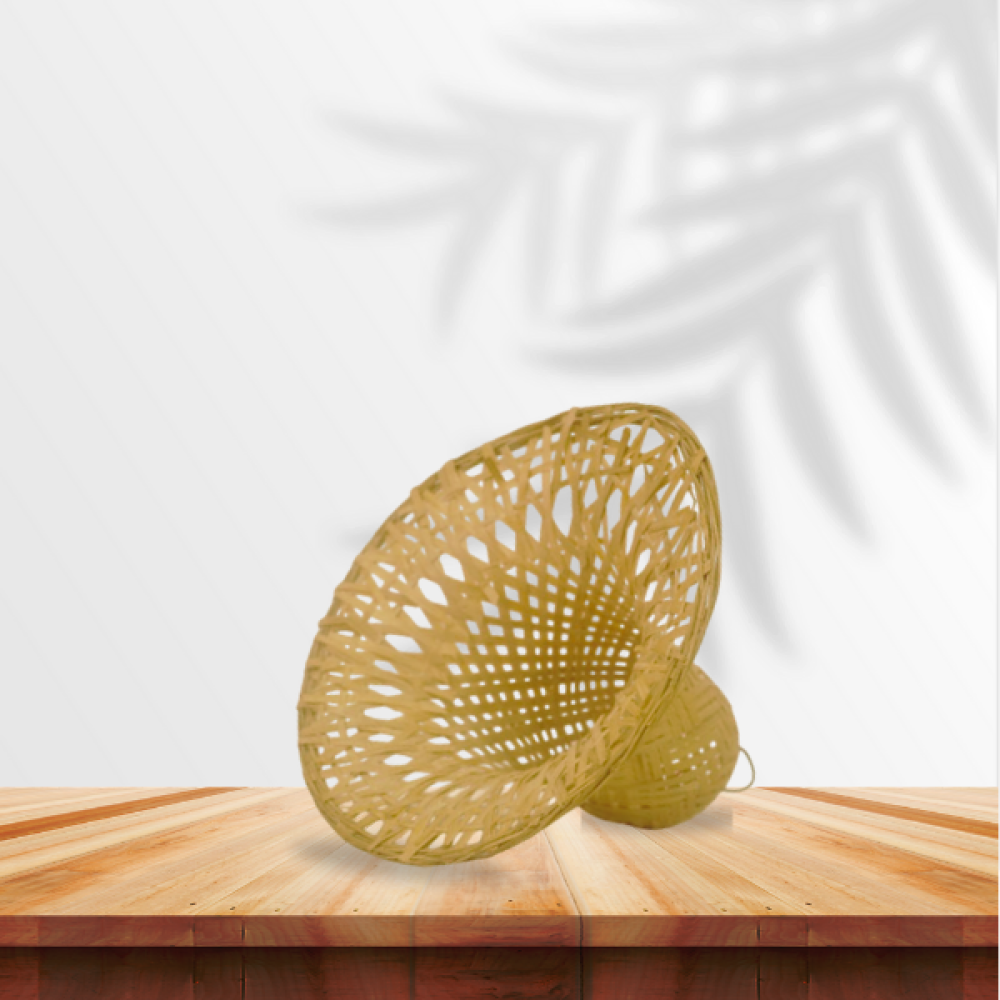 Organic Bamboo Hanging Lamp Shade
