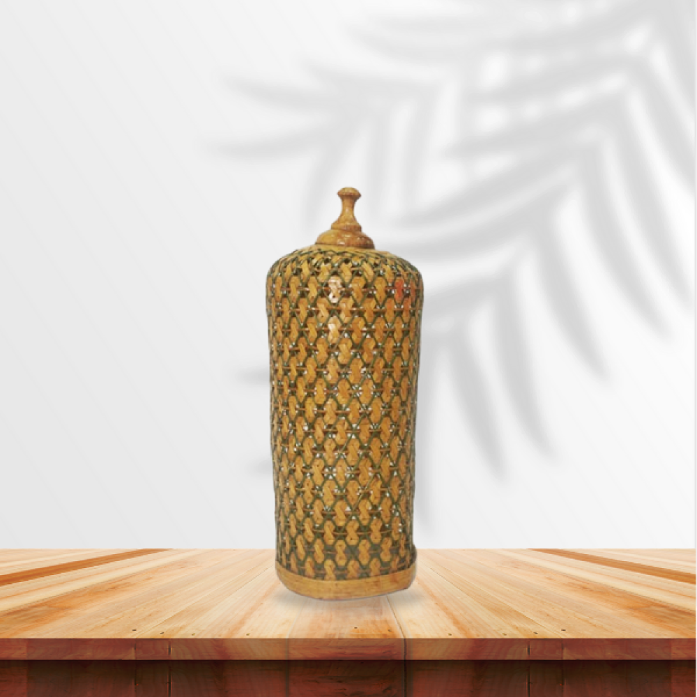 Bamboo Trunk Made Decorative Lamp Shade