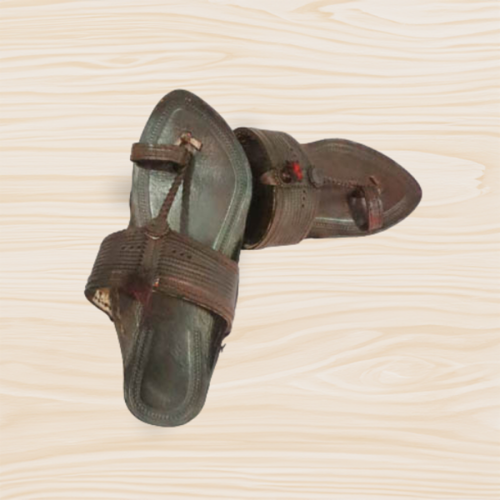 Authentic Brown Kolhapuri Ethnic Footwear