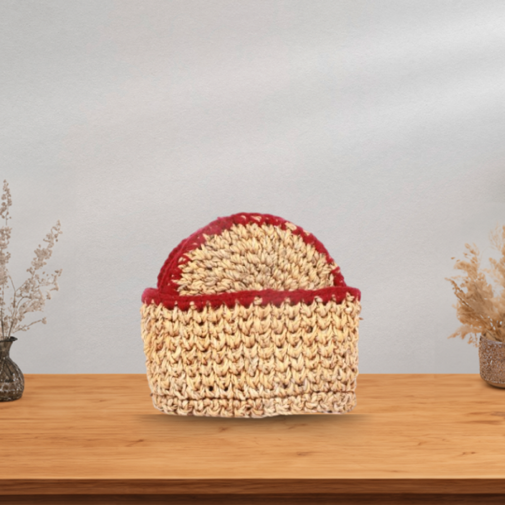 Sleek Black Trim Tea Coaster